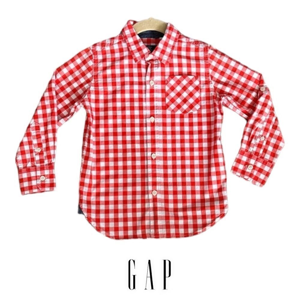 GAP Kids | Orange | CHECKED SHIRT